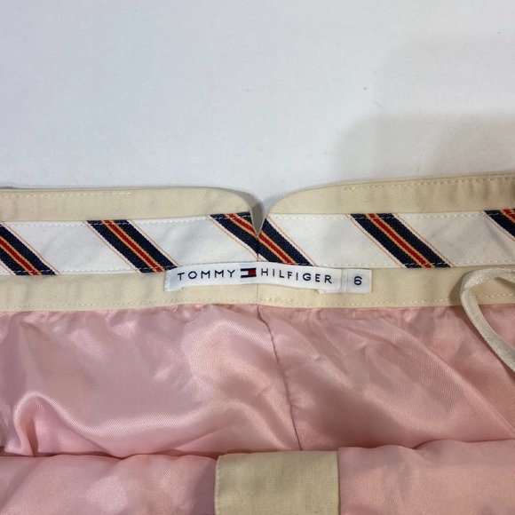 Tommy Hilfiger Women's Button-Down Y2K Skirt Yellow - Size 6 - Picture 3 of 6